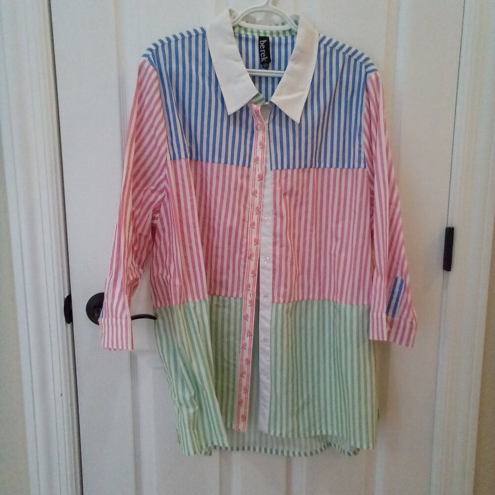 Multi stripe tunic XXL